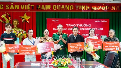 Viettel Ca Mau มอบเงินกว่า 215 ล้านดองเพื่อขอบคุณลูกค้า