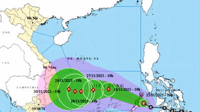 A tempestade nº 15 continuará a ganhar força ao entrar no Mar do Leste.