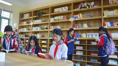 Vorstellung der Bibliothek „Hope Together“ für die Schüler der Ngoc Ly Schule