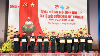 Pochvala typických pokročilých masových organizací ozbrojených sil 2. vojenského regionu