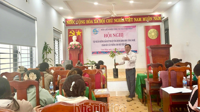 Cam Hiep Commune: Training in technische begeleiding bij het toepassen van wetenschap en technologie in de plantenverzorging voor leden van vrouwenvakbonden