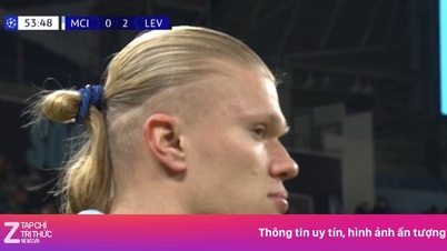 Haaland's opvallende uitdrukking