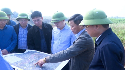 Директор Департамента строительства Хоанг Ван Донг проинспектировал фактическую ситуацию на ключевых транспортных объектах, которые серьезно пострадали после шторма № 10 и наводнений после шторма 2025 года в коммуне Суантинь.