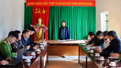 Arbeidsdelegasjonen fra den provinsielle partikomiteens avdeling for propaganda og massemobilisering undersøkte den religiøse og trosmessige situasjonen i Lung Phin kommune.