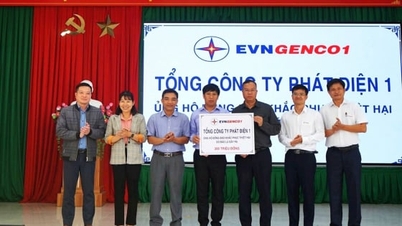 EVNGENCO1 wspiera mieszkańców Lam Dong w walce ze skutkami powodzi