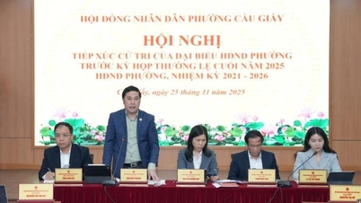 ຜູ້​ມີ​ສິດ​ເລືອກ​ຕັ້ງ​ຢູ່​ຄຸ້ມ Cau Giay ຮຽກຮ້ອງ​ໃຫ້​ເລັ່ງລັດ​ຜັນ​ຂະຫຍາຍ​ບັນດາ​ໂຄງການ​ກໍ່ສ້າງ​ພື້ນຖານ​ໂຄງ​ລ່າງ ​ແລະ ພົນລະ​ເຮືອນ.