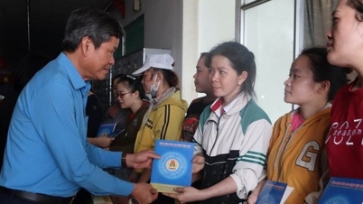 Emergency support for union members and workers in Khanh Hoa and Gia Lai