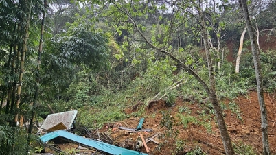 Mang Den: La cascada Pa Sy está cerrada temporalmente debido a daños tras las inundaciones.