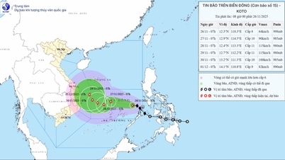 ឆ្លើយតបយ៉ាងសកម្មចំពោះព្យុះ KOTO ឆ្ពោះទៅកាន់តំបន់កណ្តាល