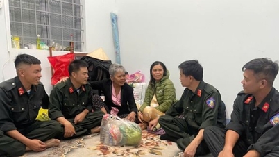 پلیس سیار لام دونگ از مردم برای غلبه بر پیامدهای سیل حمایت می‌کند