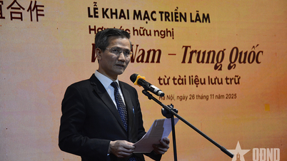 Vernisáž výstavy Vietnamsko-čínské přátelství a spolupráce z archivních dokumentů