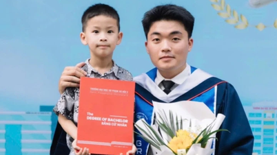 The 24-year-old 'student father' and the comeback to become valedictorian