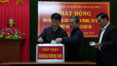 Komune Le Thuy: Meluncurkan kampanye untuk mendukung masyarakat di provinsi Tengah dan Dataran Tinggi Tengah