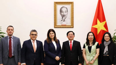 סגן ראש הממשלה הו קוק דונג קיבל את פני שר החוץ והמהגרים הפלסטינים