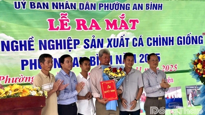 Městská část An Binh: Založení Profesní asociace pro chov úhořů