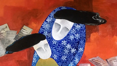 អ្នកពន្លត់អគ្គីភ័យនៅក្នុងទឹកជំនន់