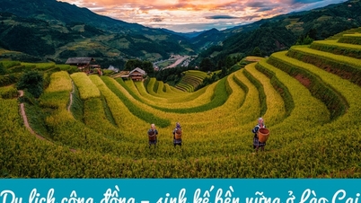 インフォグラフィック：コミュニティツーリズム - ラオカイにおける持続可能な貧困削減の新たな方向性