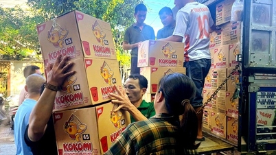 O Grupo Masan informa à região Central que mais de 124 toneladas de bens essenciais foram entregues às pessoas nas áreas afetadas pelas enchentes.