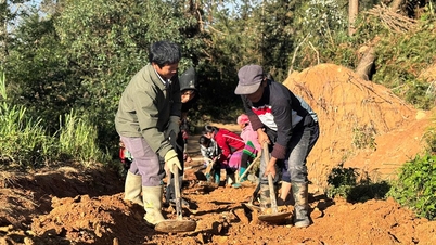 Die Gemeinde Nam Dan beginnt mit den Bauarbeiten zur Ausrichtung des 14. Nationalen Parteitags.