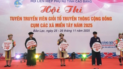 ການ​ແຂ່ງ​ຂັນ "ນັກ​ຂ່າວ​ດີ​ເດັ່ນ​ຂອງ​ທີມ​ສື່​ສານ​ຊຸມ​ຊົນ" ຂອງ​ກຸ່ມ​ຕາ​ແສງ​ຕາ​ເວັນ​ຕົກ - ຫນັງ​ສື​ພິມ​ເອ​ເລັກ​ໂຕຣ​ນິກ Cao Bang