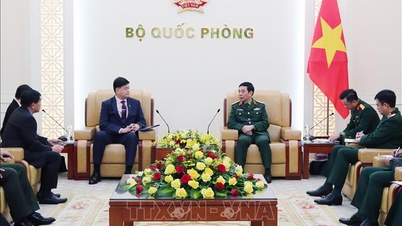 General Phan Van Giang empfing den stellvertretenden Verteidigungsminister der Philippinen.