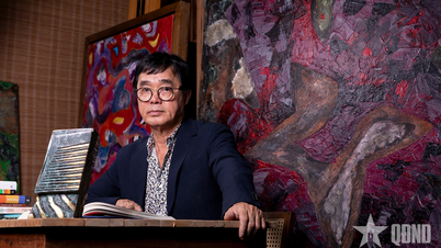 รอยประทับของศิลปิน Dinh Phong ในการเดินทางกลับสู่ศิลปะ