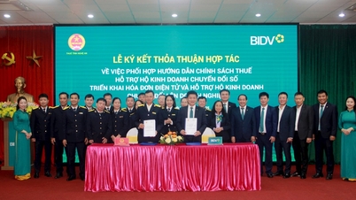 Thuế tỉnh Nghệ An ký kết  hợp tác toàn diện với 4 chi nhánh BIDV