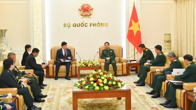 Menteri Pertahanan Nasional Phan Van Giang menerima Wakil Menteri Pertahanan Nasional Filipina