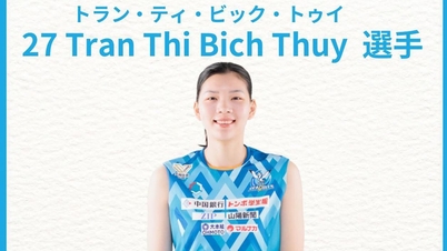 A estrela do vôlei Bich Thuy estreou oficialmente no Japão, anunciando boas notícias antes dos Jogos do Sudeste Asiático de 2033.