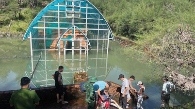Flombehandling av tusen år gamle Cham-tårn