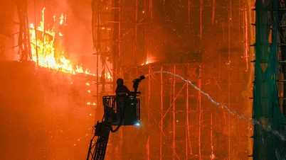 Aperçu de l'incendie d'un immeuble à Hong Kong, de nombreuses victimes