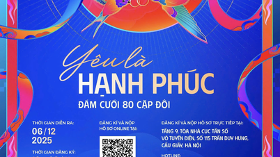 רגעים מרשימים בפסטיבל האושר של וייטנאם 2025: 80 זוגות מציינים את מסע האהבה שלהם ב"פסטיבל הזוגות - אהבה היא אושר"