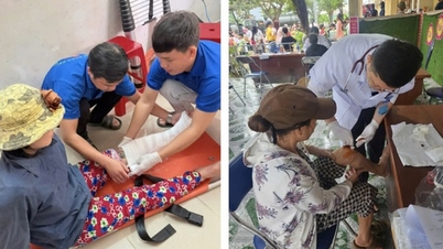 دلگرمی در مناطق سیل‌زده: پزشکان شهر هوشی مین بیش از ۳۵۰۰ نفر را معاینه کردند، به صدها نفر هدیه دادند و مردم را به ناهار در داک لاک دعوت کردند.