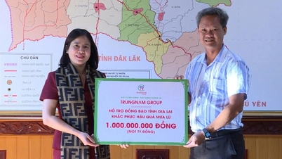 Ο Όμιλος Trung Nam μοιράζεται τις δυσκολίες με τους κατοίκους των Κεντρικών Υψιπέδων μετά τις πλημμύρες