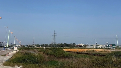 Nærbilde av tomten «skjønnhetsdronningen» verdt 12 milliarder VND i Do Luong: Ved siden av 60m-veien, kommersiell beliggenhet