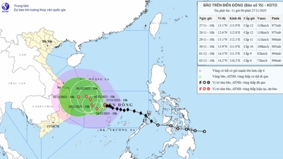 Η καταιγίδα Νο. 15 διατηρεί την έντασή της, κινούμενη αργά προς το μέσο της Ανατολικής Θάλασσας.