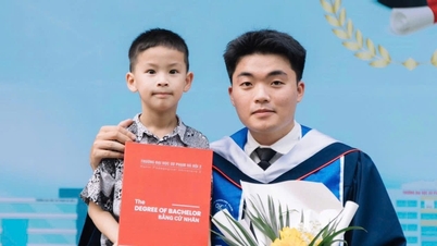 Valedictorian-studier och är även en "studentpappa"