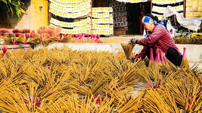 Røkelseslandsbyen Kien Bai i Tet-sesongen