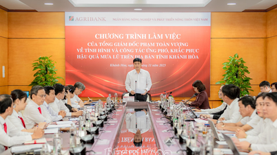 एग्रीबैंक के महानिदेशक फाम तोआन वुओंग ने खान होआ में बाढ़ राहत कार्यों का निरीक्षण किया