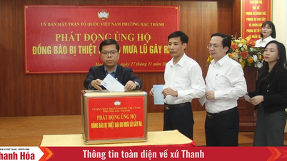 أطلقت منطقة هاك ثانه حملة لدعم الأشخاص في المناطق الوسطى والمرتفعات الوسطى المتضررة من الفيضانات.