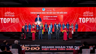 تم تكريم رئيس مجلس إدارة مجموعة مي، هوانغ ماي تشونغ، ضمن قائمة أفضل 100 رائد أعمال فيتنامي شاب متميز لعام 2025