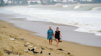 Пляж Нячанга снова чистый после наводнения