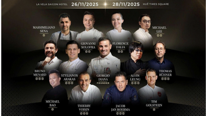 미슐랭 셰프 13명이 국제 요리 주간에 참석하기 위해 베트남을 방문합니다.