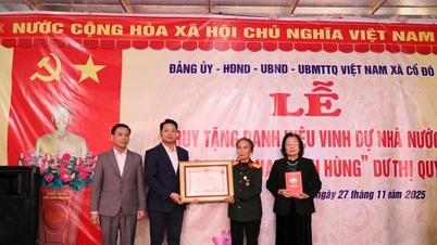 Komune Co Do secara anumerta dianugerahi gelar "Ibu Vietnam yang Heroik" Du Thi Quy