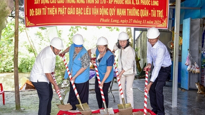 Phuoc Hoa A mezrasında trafik köprüsünün inşası başladı