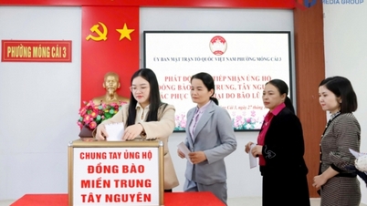 El distrito 3 de Mong Cai lanzó una campaña para ayudar a las víctimas de las inundaciones a superar los daños.