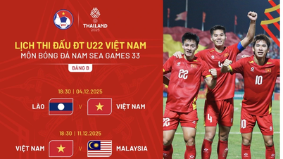 تم الكشف عن القائمة النهائية لـ 23 لاعباً من منتخب فيتنام تحت 23 سنة الذين سيشاركون في دورة ألعاب جنوب شرق آسيا، وتم استبعاد 33 و5 لاعبين