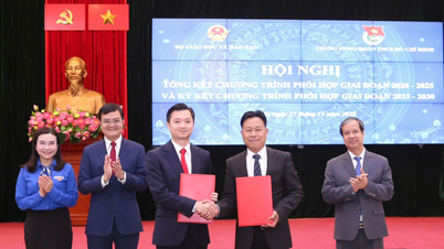 Bộ GD&ĐT và Trung ương Đoàn TNCS Hồ Chí Minh ký kết chương trình phối hợp