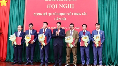 Báo và PTTH Lạng Sơn công bố các quyết định về công tác cán bộ