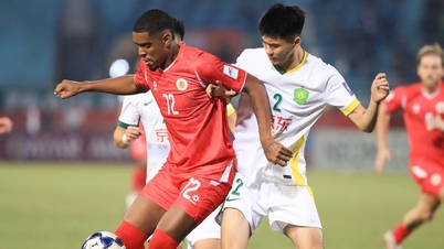 Dinh Bac scores, CAHN Club stages a spectacular comeback to defeat Chinese club: Excellently advances to the Asian Round of 16.